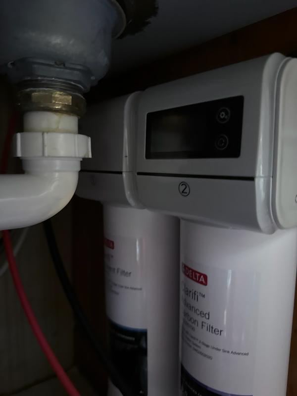 Delta Clarifi Dual-stage Activated carbon Under Sink Water Filtration ...