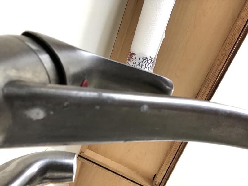 Pitting in the faucet