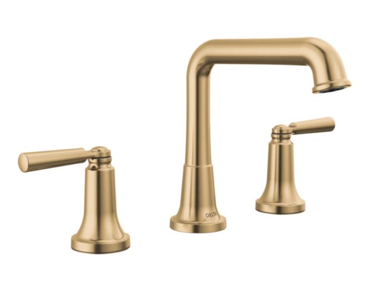Delta Saylor Champagne Bronze Widespread 2-Handle WaterSense