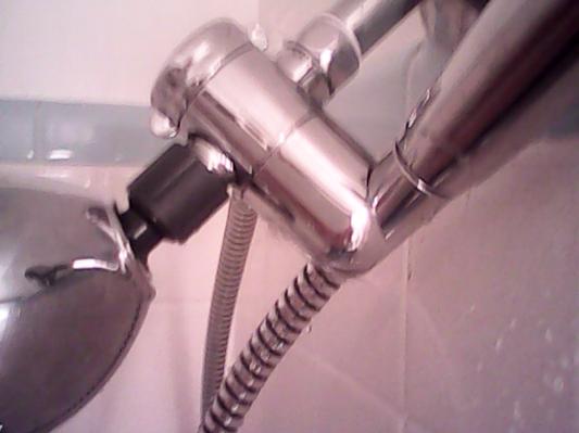 water pouring from faucet