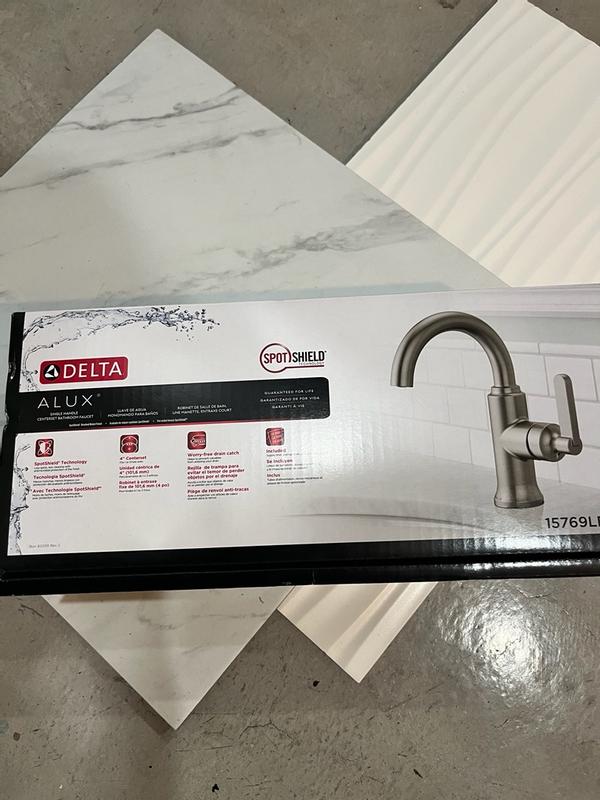 Delta Alux SpotShield Brushed Nickel Widespread 2-handle