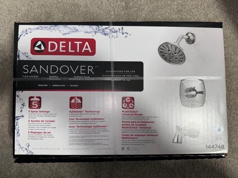 Delta Sandover 1-handle Bathtub and Shower Faucet Delta Sandover 1-handle Bathtub and Shower Faucet