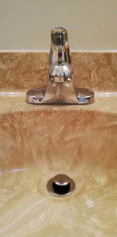 New faucet is installed!!