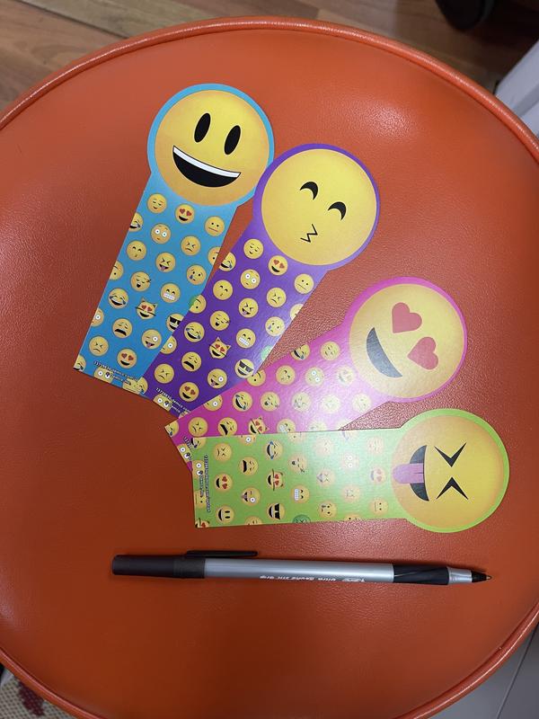 Demco® Upstart® Die-Cut Bookmarks Emoji Faces