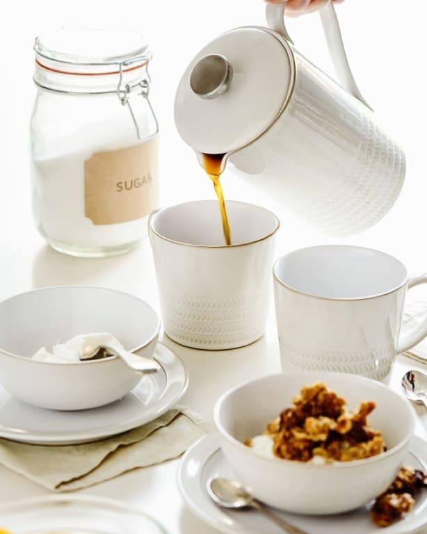 Breakfast with my new pots