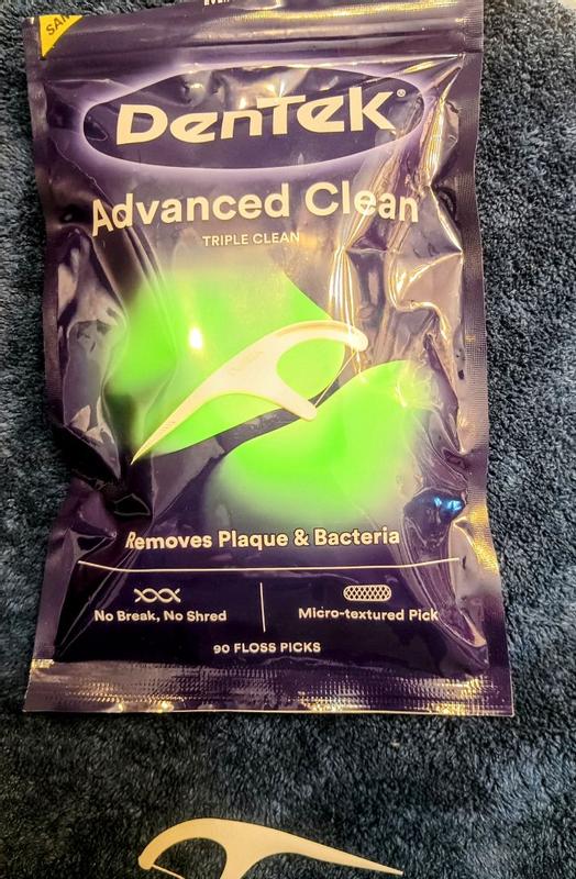 Dentek Triple Clean Floss Picks Mint 90 Count