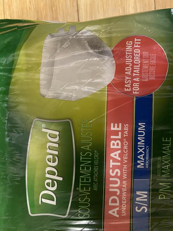  Depend Incontinence Protection with Tabs, Unisex, Large (35–49  Waist, over 170 lbs), Maximum Absorbency, 48 Count (3 Packs of 16) : Health  & Household