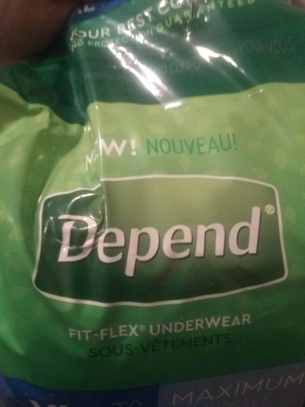 Depend Protective Underwear, Depends Women's Fit-Flex, Medium, 31-37  Waist, 18 per pack, case/2