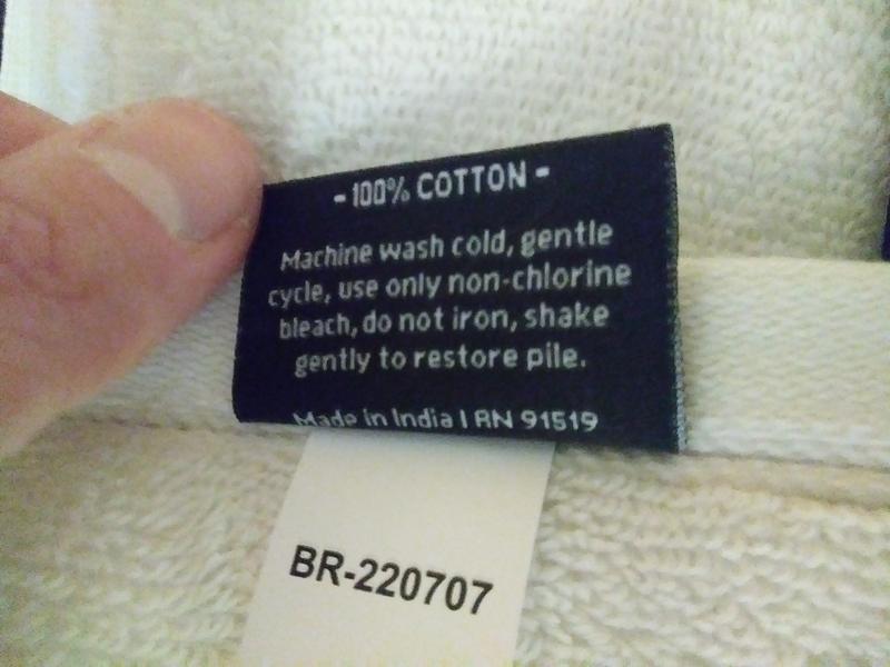 Care instructions: gentle cold cycle, can't use a dryer, shake only!