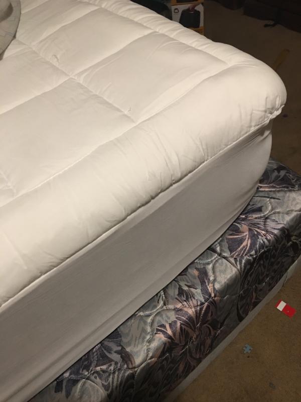 Goes on like a fitted sheet