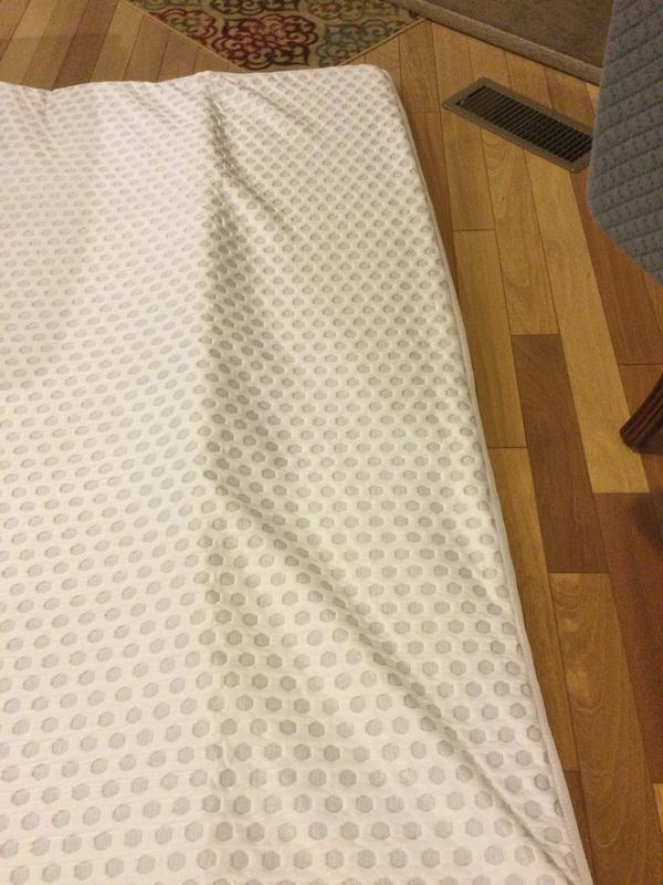 One end is still very flat