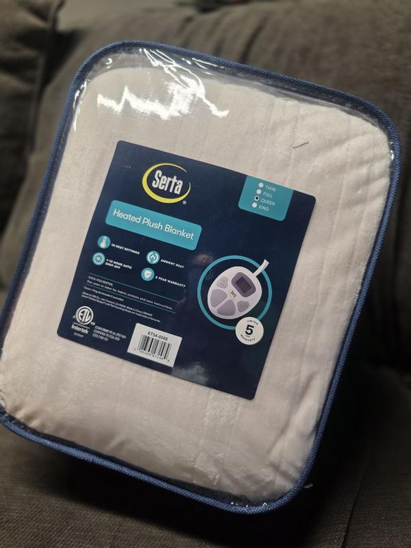 Electric Plush Blanket, Queen