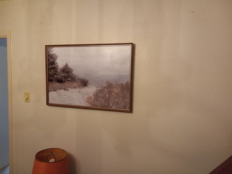 In relatively subdued light.