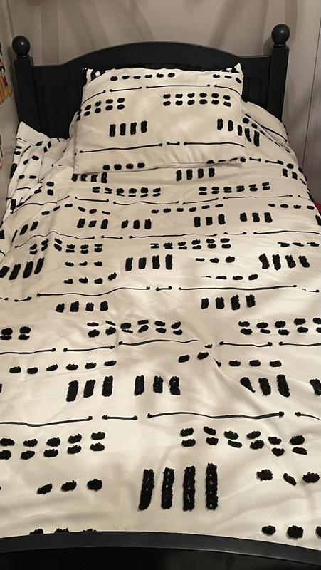 Riku Clip Jacquard Comforter Set - Black/White - Intelligent Design