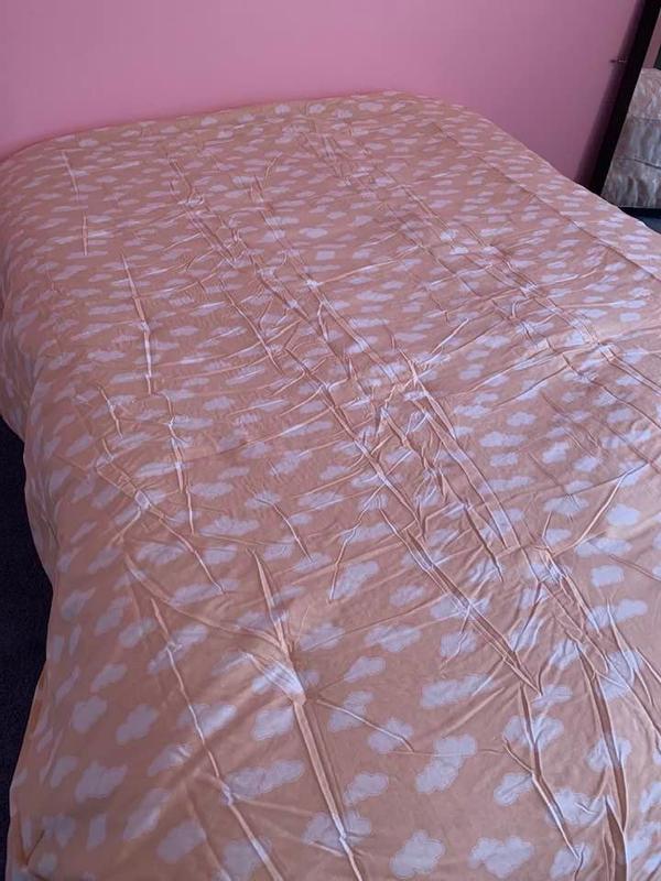 reversible comforter-cloud design