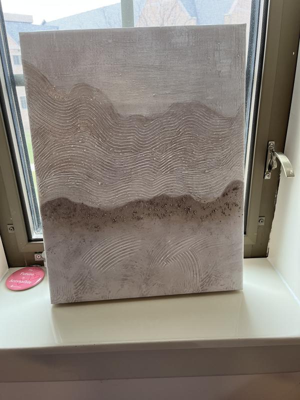 Madison Park Natural Essence Hand Embellished Abstract 5
