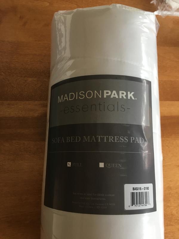 Madison Park Essentials Frisco Waterproof Sofa Bed Mattress Pad, Microfiber  Channel Quilted Top - Secure Fit Anchor Band, Machine Washable Protection