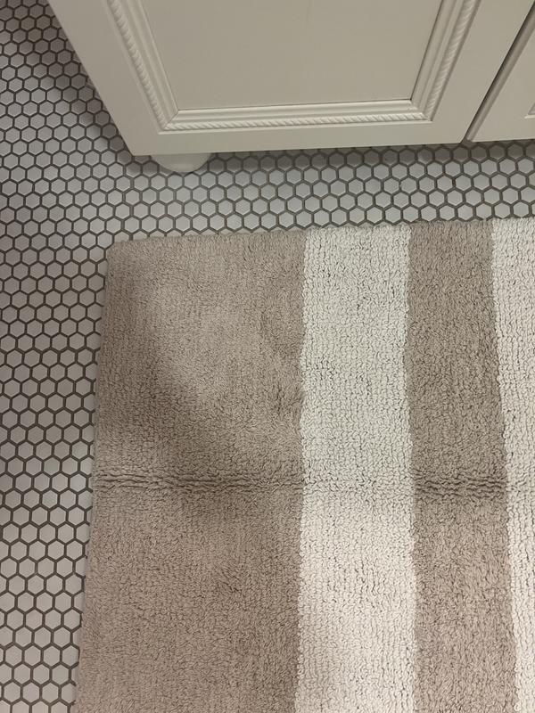 Madison Park Spa Reversible Bath Rug, Taupe