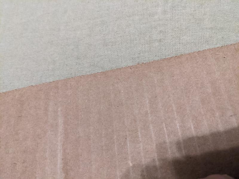 Color vs Cardboard. Probably should have ordered a different color