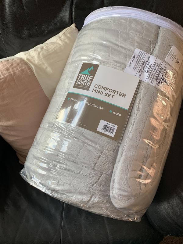 True North Laurie Plush to Sherpa Comforter Set- Full/Queen