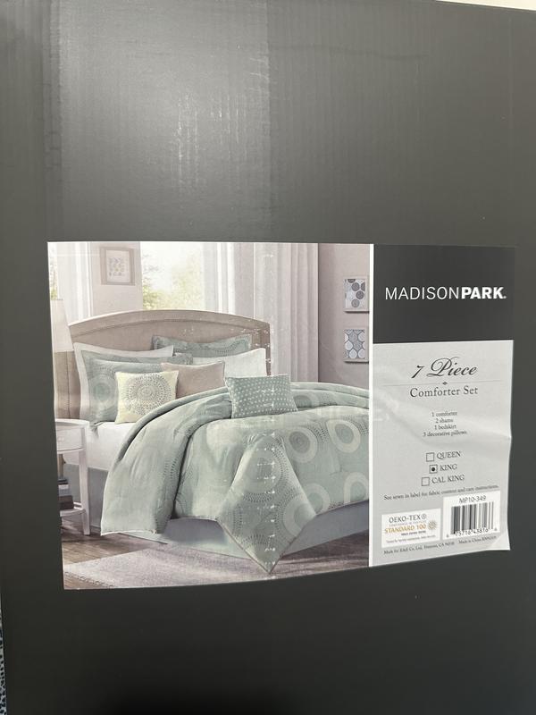 Madison Park Baxter 7 Piece Comforter Set | Designer Living