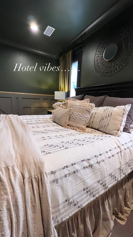 Our bedroom looks like a high end hotel with this set!