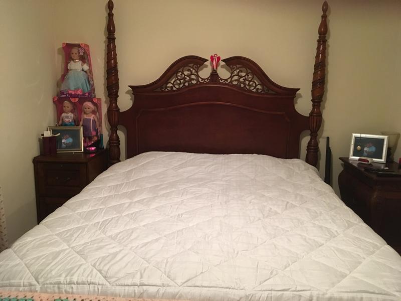 I love my free King Size All Season Cotton Rich Down Alternative Comforter