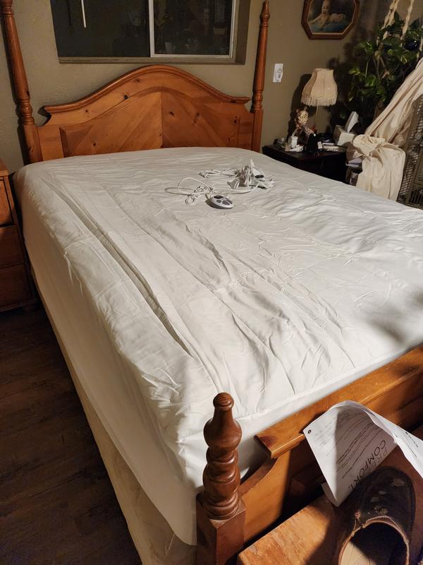 On the bed just need to plug in controllers.