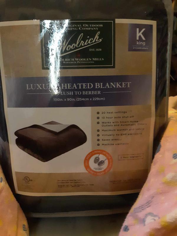 Slumber rest heated online blanket