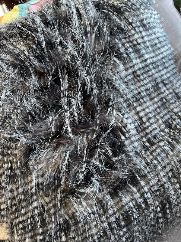 When you run your hand against the grain of it