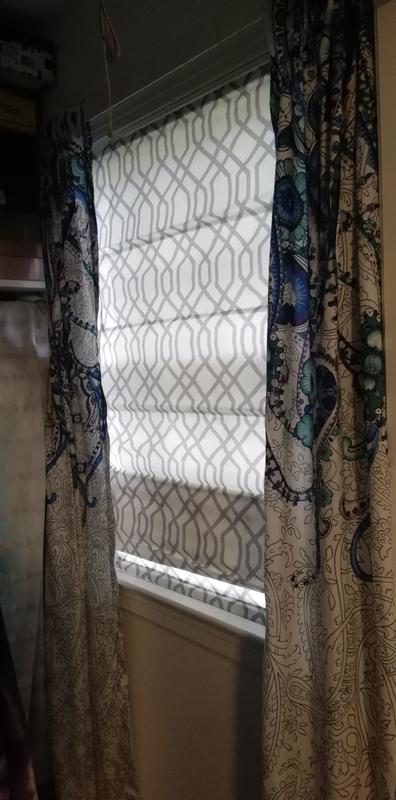 Roman Shade and curtains