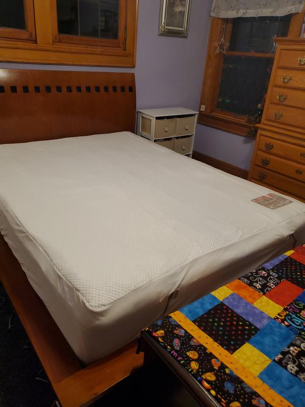 it was easy to put on the mattress and set up