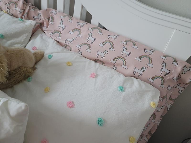 Goes great with her unicorn pillowcase and matteress cover.