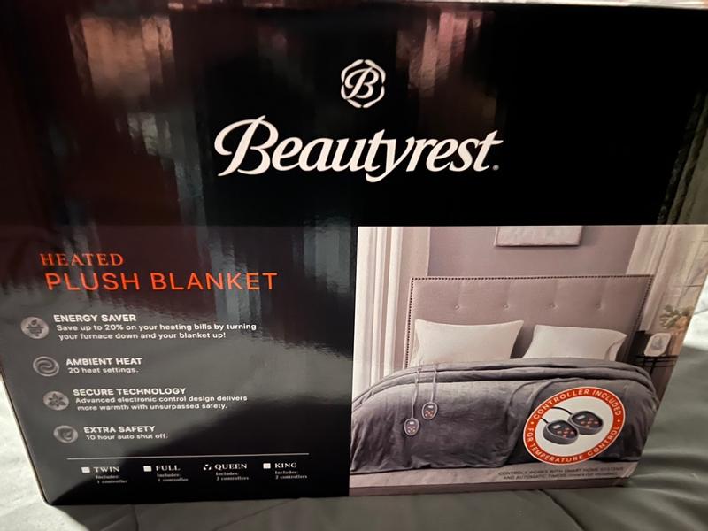 Beautyrest Plush Heated Blanket | Designer Living