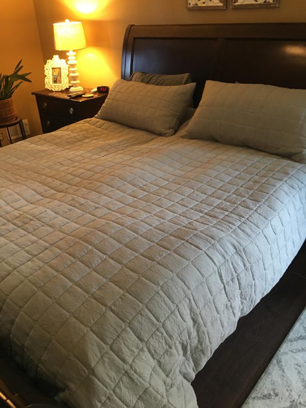 Natori Cocoon on bed