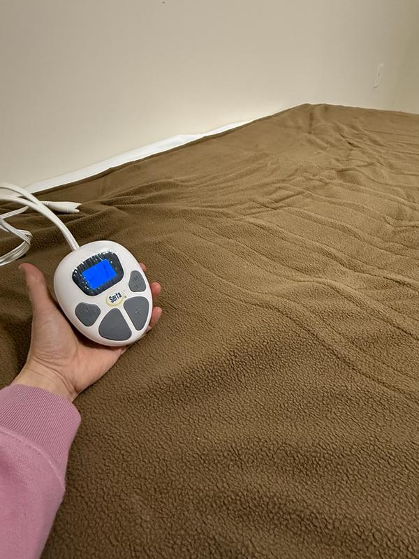 Electric Reversible Fleece to Sherpa Blanket, Twin