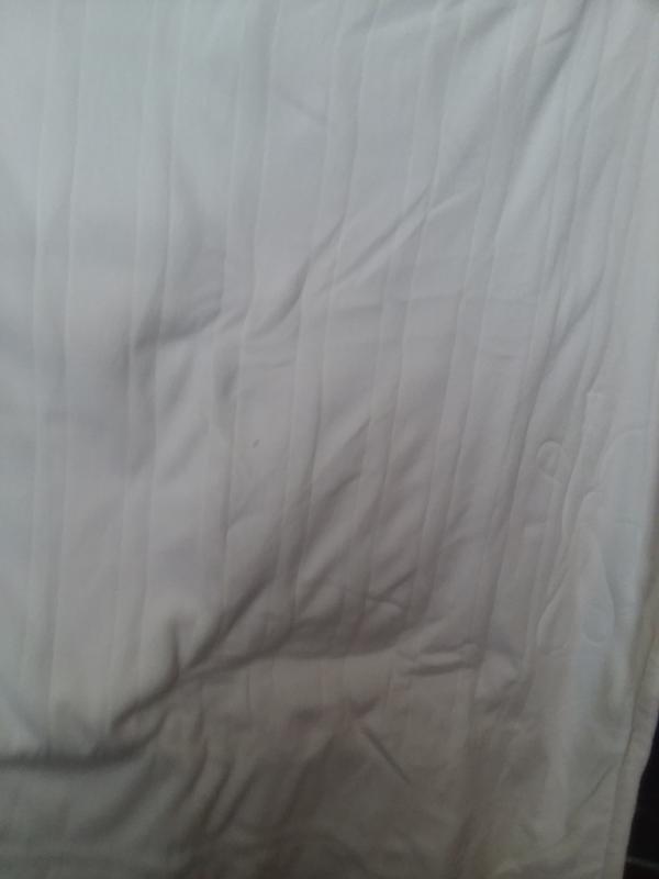 Other side of heated throw