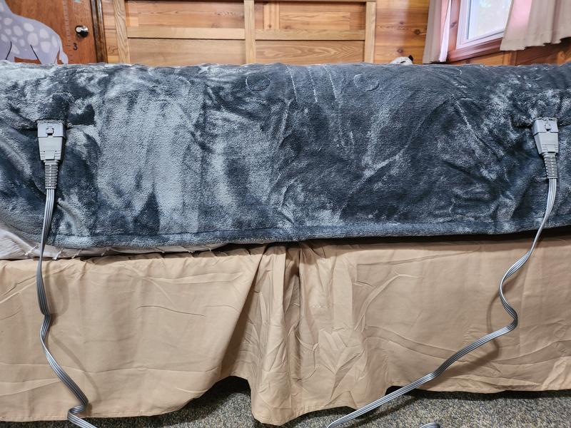 Woolrich Heated Plush To Berber Heated Blanket heating plugs!