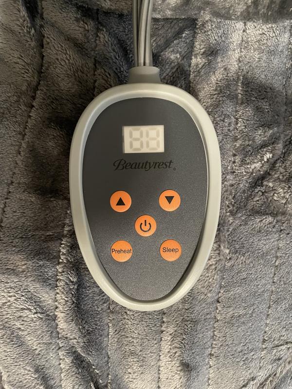 Beautyrest Heated Microlight to Berber Elect Electric Blanket with 20 Heat  Level Setting Controller, Full: 80x84, Indigo