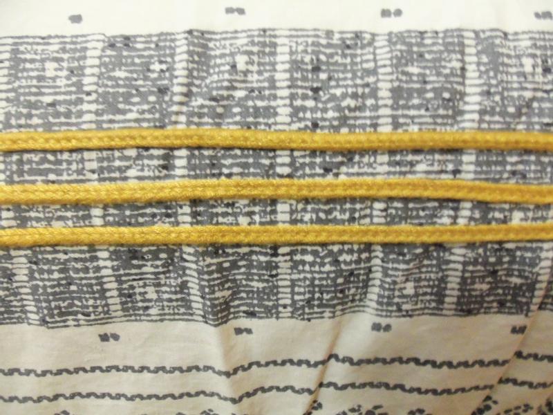 close up rope stitching