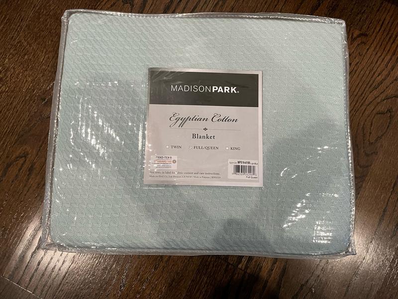 Madison park discount egyptian cotton blanket