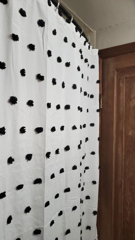 New shower curtain