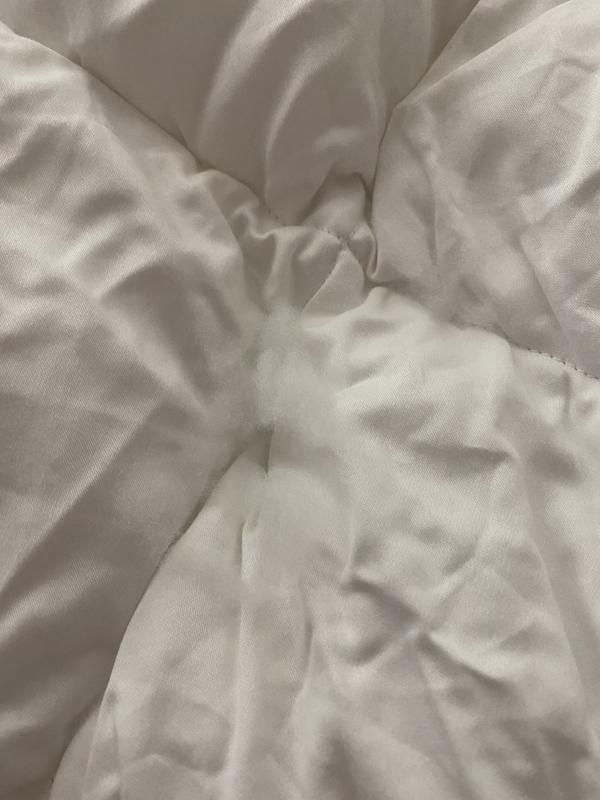 Picture of the filling when I opened package and took comforter out