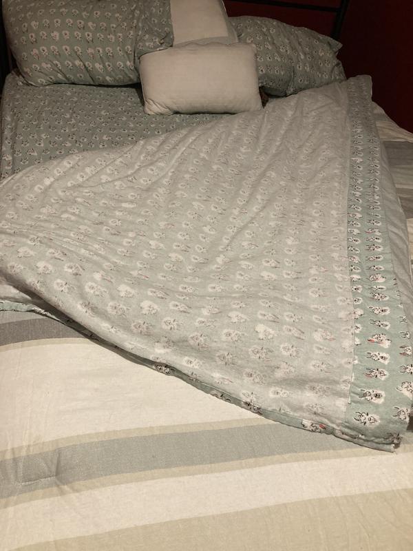 Nice cozy flannel sheets.