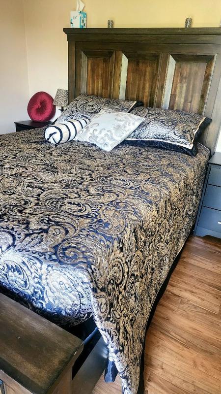 Madison Park Adeline sale Paisley 5-Piece King Bedspread Set T4103039