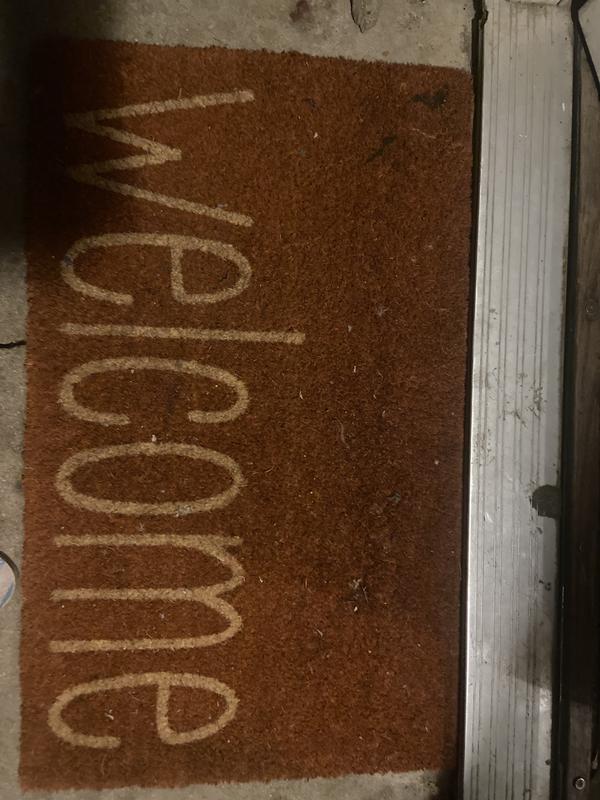 DII Rusty Orange Welcome Doormat