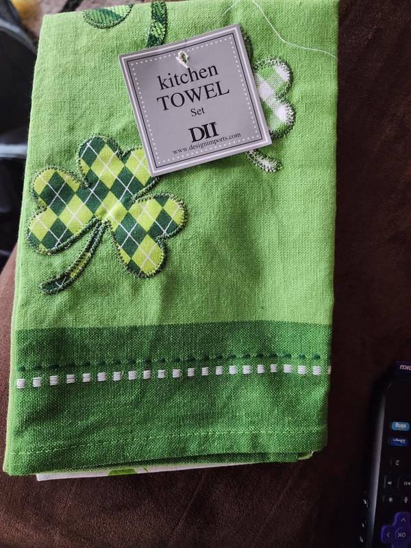 Assorted Lime Foodie Dishtowel And Dishcloth (Set Of 5)