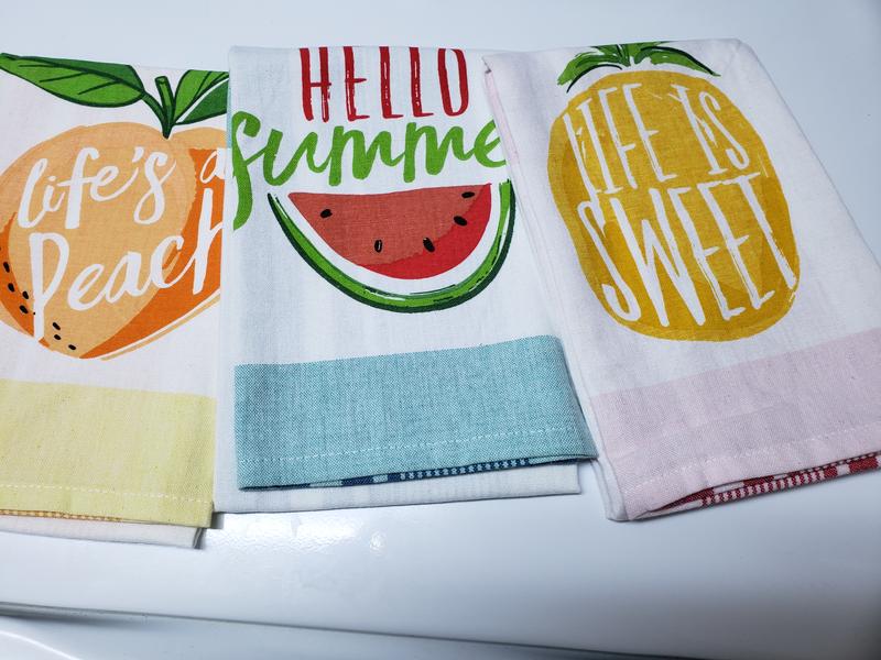 Hello Summer Kitchen Towels (Set of 3) | Bed Bath & Beyond