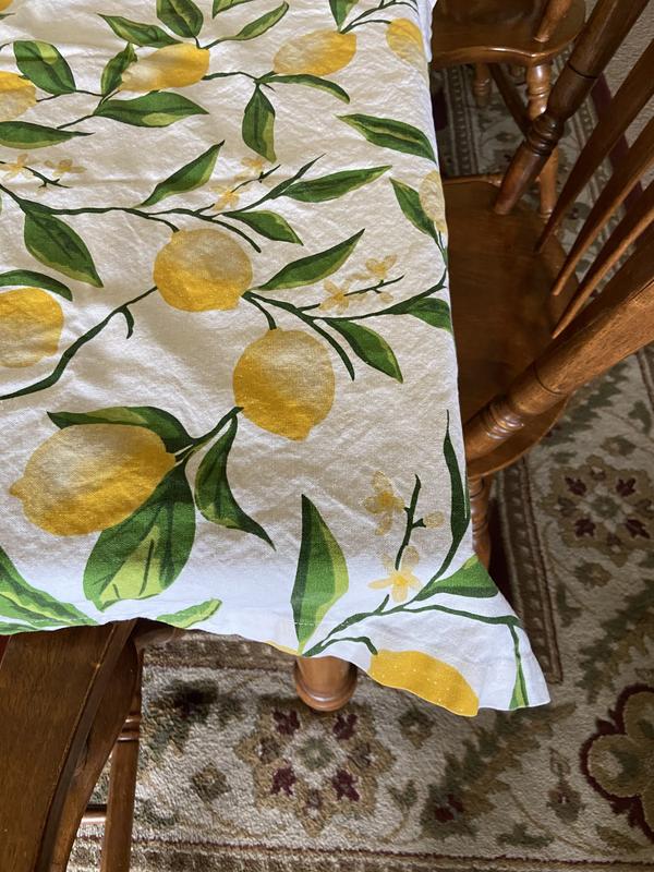 Lemon Bliss Printed Kitchen Towels, Set of 4