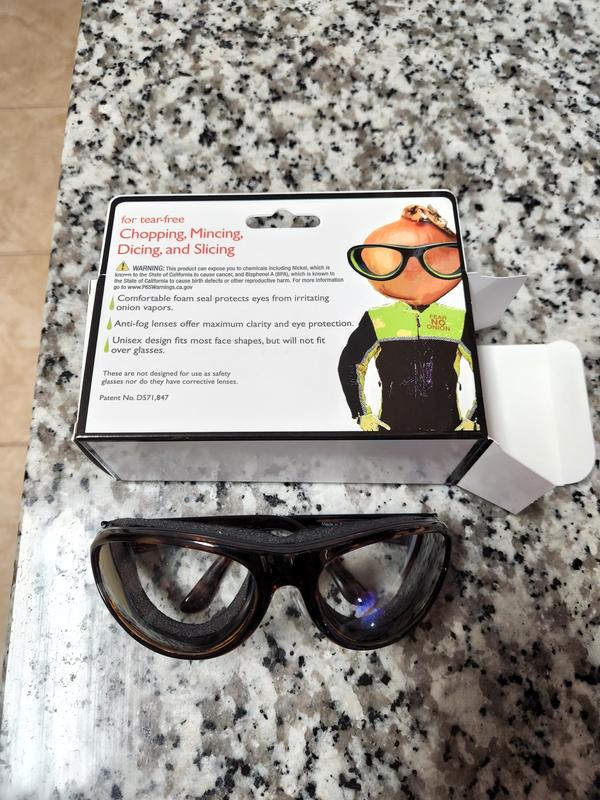 Kitchen Onion Goggles Tear Free Slicing Cutting Chopping Mincing